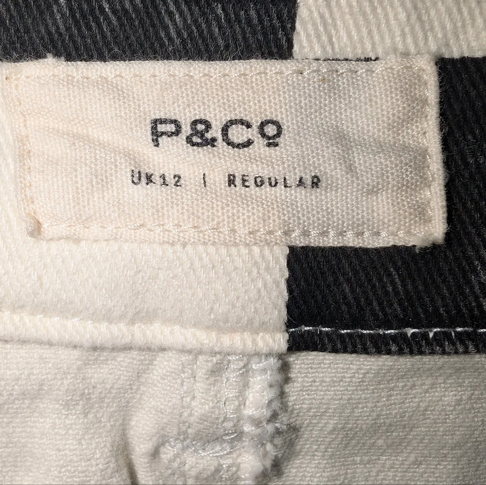 P&Co 304 SERVICE FATIGUE CHECKERBOARD PANTS ***US 6/8 UK 12!!!*** - Picture 6 of 6